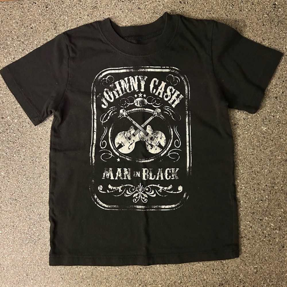 Man In Black Johnny Cash Toddler Shirt